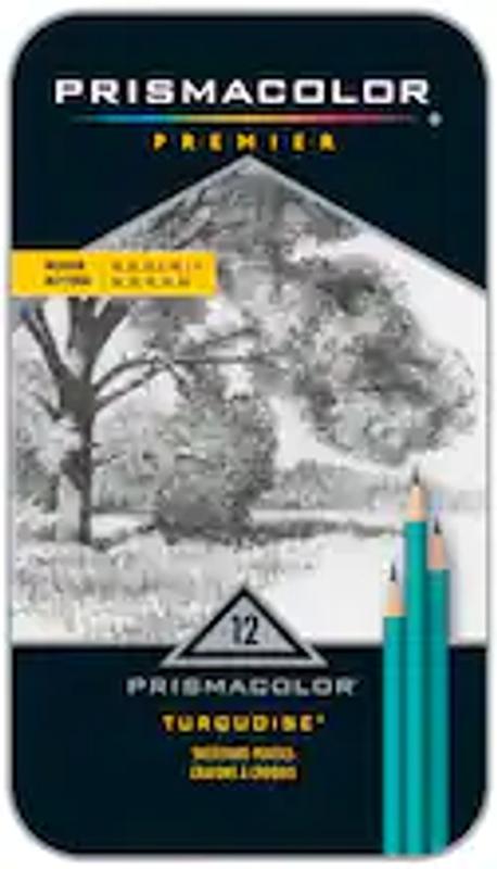 Prismacolor Turquoise Pencil Medium Sketch Set of 12 - 9587519