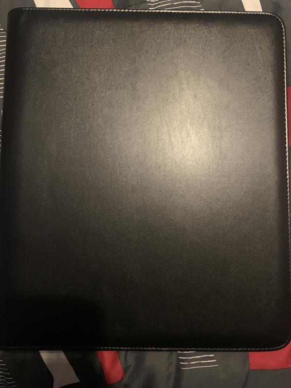 Bright Creations Faux Leather Card Binder - 360 Side-Loading Trading Card  Binder - Baseball & Football Sports Storage - Professional Display Cover  for Trading Collections - 12.75 x 12.75 in, Black, Color: Black | Michaels