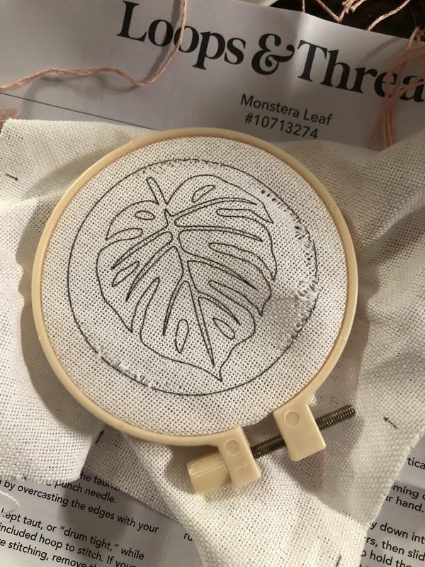 Fall Leaves Punch Needle Kit by Loops & Threads®