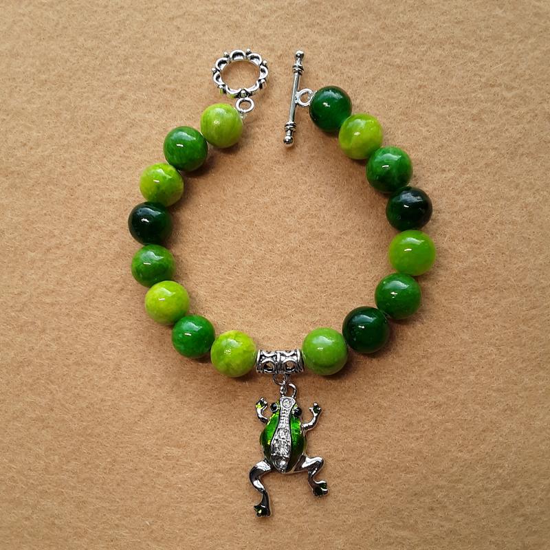 Quiges Charm Rana In Argento 925 Per Bracciale - Ciondolo Portafortuna Con Smalto Colorato