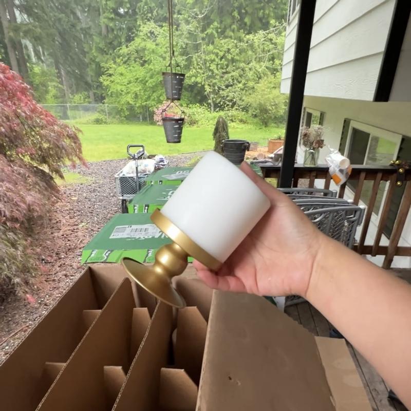 Ashland® Basic Elements™ White Pillar Candle, 3 Pack | Michaels