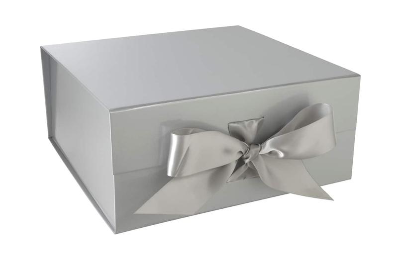 Large Silver Collapsible Ribbon Box by Celebrate It® | Michaels