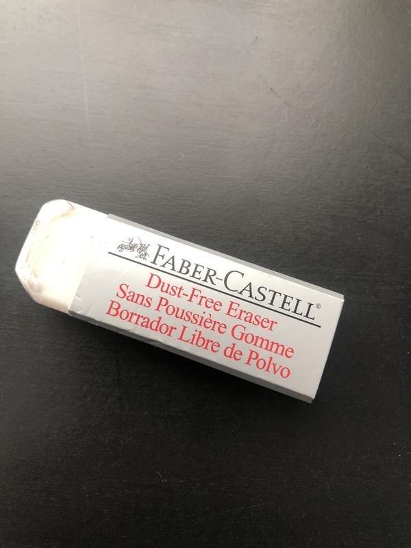 [Pack of 4] Faber-Castell LARGE Eraser Dust Free Clean and Soft Erasing for  ART, OFFICE, SCHOOL USE (6.2x2x1.25cm)
