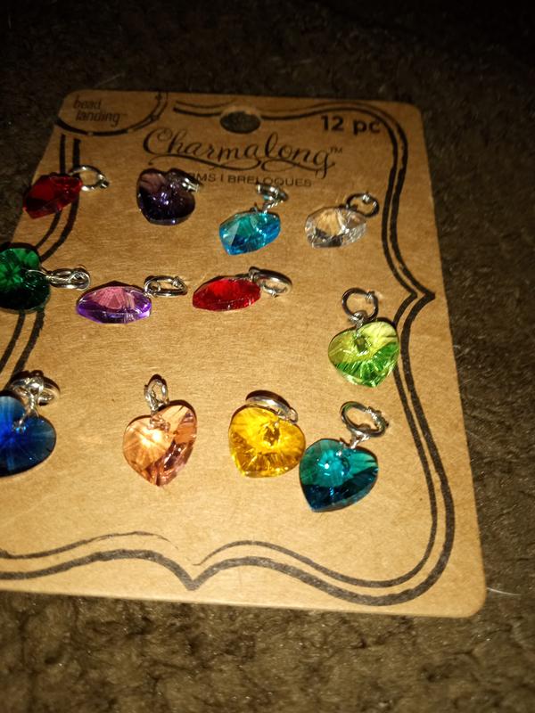 Charmalong Multicolored Rhodium Heart Charms by Bead Landing | Michaels
