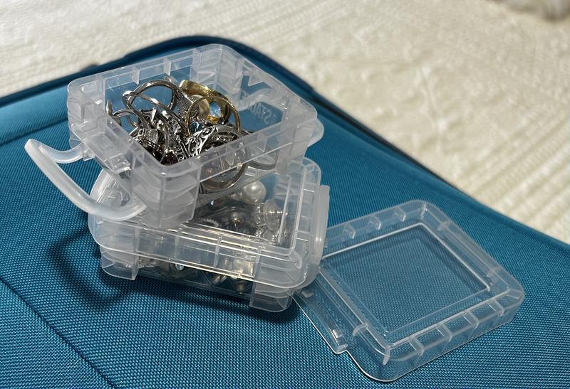 Clear Bitty Boxes by Simply Tidy™, 3ct.