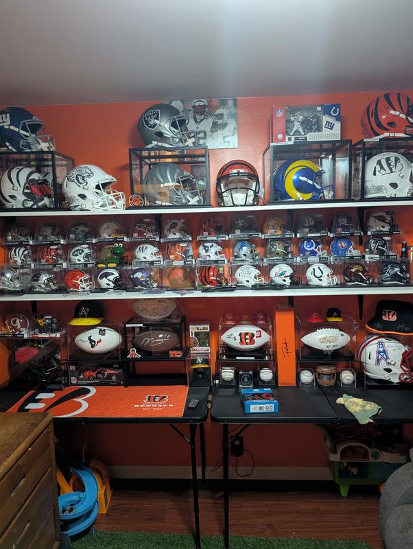 floating shelves for football helmets 32 / 6 Color Mini Helmet Display Case,Mini Helmets,Football Helmet Display Case,Wall Mount (Black) : Sports & Outdoors This uniquely designed Wall Hidden Football Helmet Wall Mount