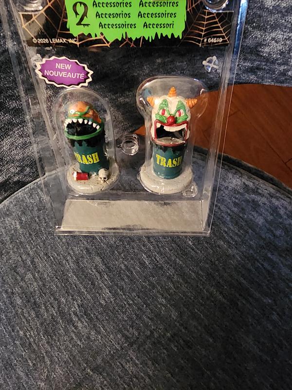 Lemax® Spooky Town® Terrifying Trash Can Set, 2ct. | Michaels
