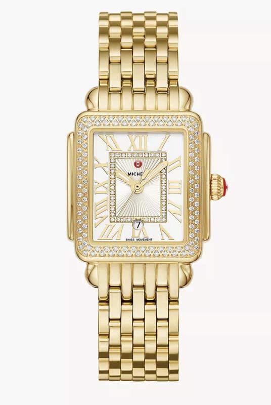 Deco Madison Mid Two-Tone 18K Gold-Plated Diamond Watch