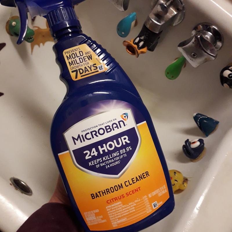 Microban 24 Bathroom Cleaner Citrus