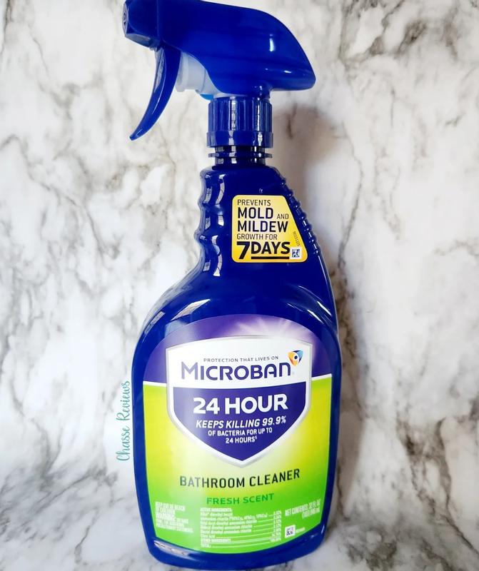 Microban 48621 Fresh Scented Bathroom Cleaner / Disinfectant Spray