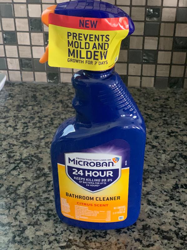 24 Hour Bathroom Cleaner and Sanitizing Spray, Citrus Scent, 32-Fl.oz.