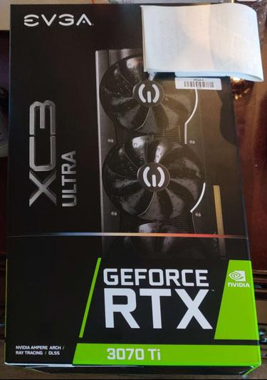 EVGA NVIDIA GeForce RTX 3070 Ti XC3 ULTRA Gaming Triple Fan EVGA NVIDIA GeForce RTX 3070 Ti XC3 ULTRA Gaming Triple Fan