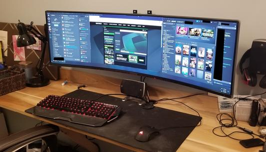 SAMSUNG LC49HG90DMKXKR ゲーミングモニター CHG90 Samsung CHG90 49