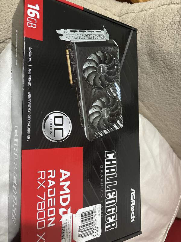 ASRock AMD Radeon RX 7800 XT Challenger Overclocked Dual Fan ASRock AMD Radeon RX 7800 XT Challenger Overclocked Dual Fan