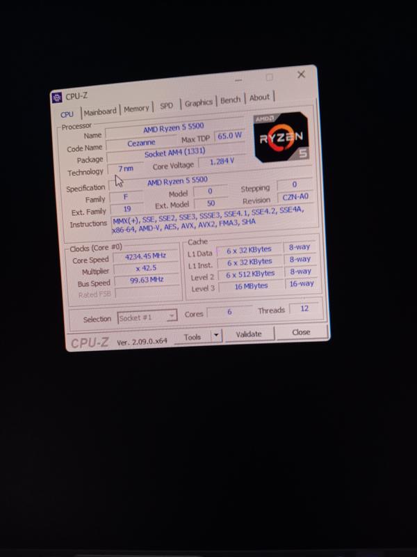AMD Ryzen 5 5500 Cezanne 3.6GHz 6-Core AM4 Boxed Processor AMD Ryzen 5 5500 Cezanne 3.6GHz 6-Core AM4 Boxed Processor