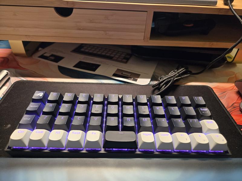 Inland 47-Keys Hot Swappable RGB Wired Mechanical Keyboard - Micro