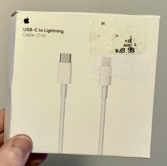 Lightning to USB-C 2m (iPhone 11 – iPhone 12) - Mac Centro