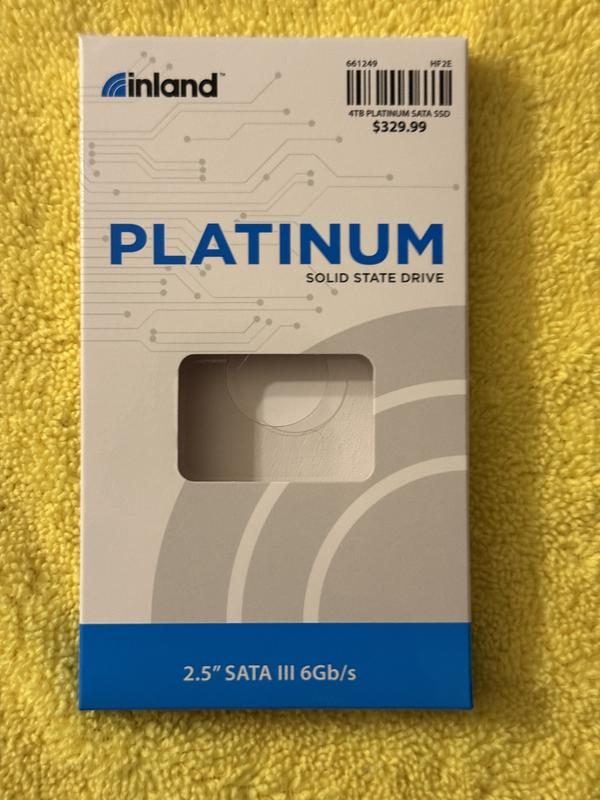 Inland Platinum 4TB SSD 3D QLC NAND SATA III 6Gb/s 2.5