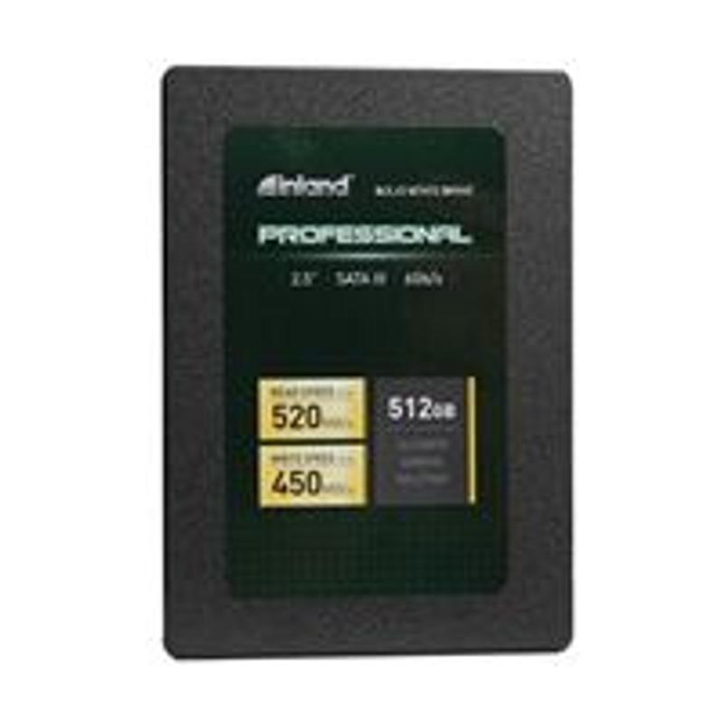 Inland Professional 512GB SSD 3D TLC NAND SATA 3.0 6 GBps 2.5 Inch