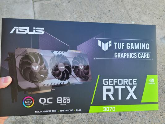 ASUS GeForce RTX 3070 TUF Overclocked Triple-Fan 8GB GDDR6 PCIe