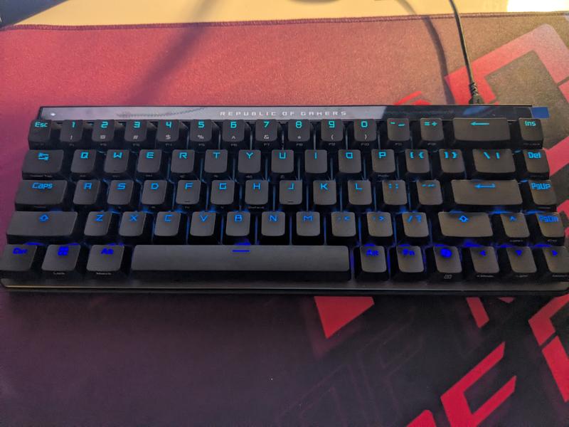 ASUS Falchion Ace HFX 65% Analog Compact Gaming Keyboard - Black
