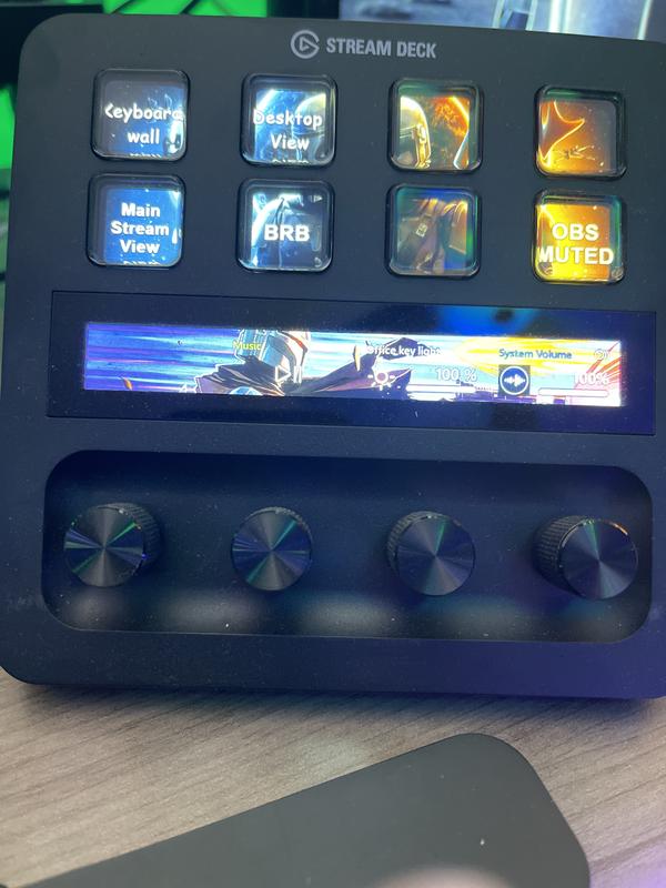 Stream Deck + ブラック Elgato Stream Deck + Black Edition; customizable LCD keys