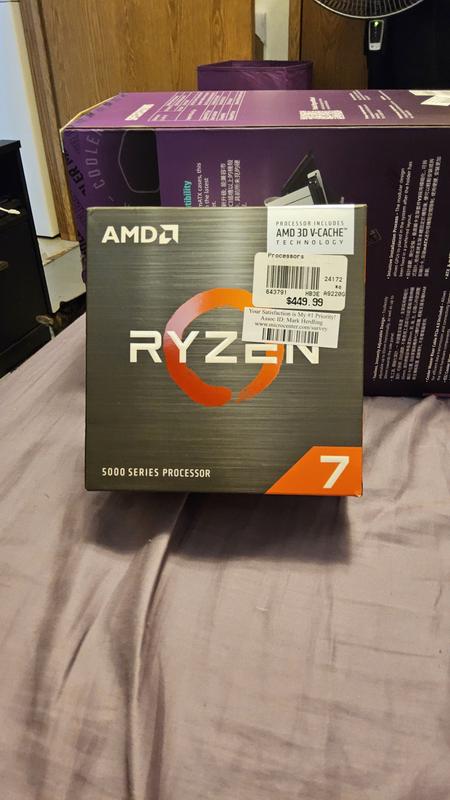 AMD Ryzen 7 5800X3D Vermeer 3.4GHz 8-Core AM4 Boxed Processor