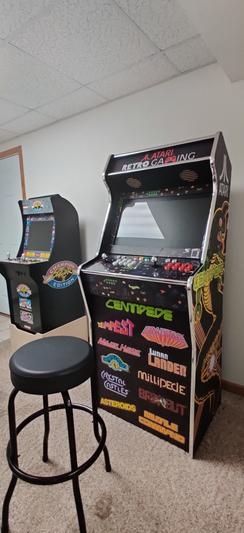 Stickerbomb 3/4 Micro Center Arcade Graphics - GameOnGrafix