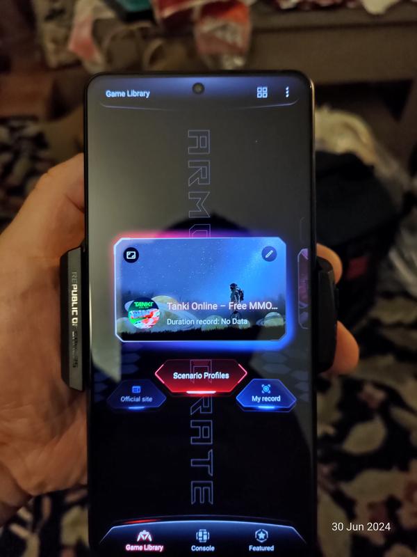 ASUS ROG Phone 8 Pro Unlocked 5G - Phantom Black Smartphone ASUS ROG Phone 8 Pro Unlocked 5G - Phantom Black Smartphone