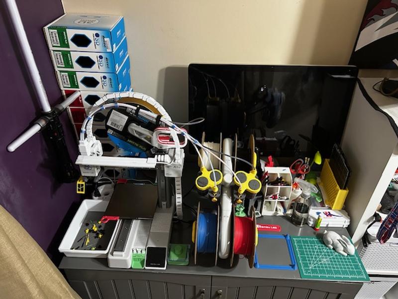 Bambu Lab A1 mini Combo 3D Printer with AMS lite; 2.4 Color Bambu Lab A1 mini Combo 3D Printer with AMS lite; 2.4 Color