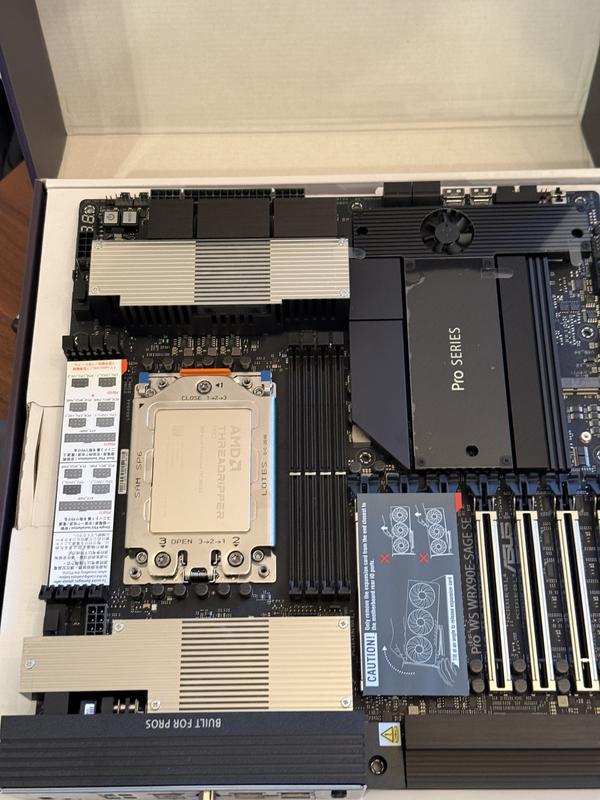 ASUS WRX90E-SAGE Pro WS SE AMD sTR5 EEB Motherboard - Micro Center
