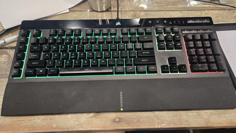 家電 k55 Corsair K55 RGB PRO Gaming Keyboard, Backlit RGB LED, Black