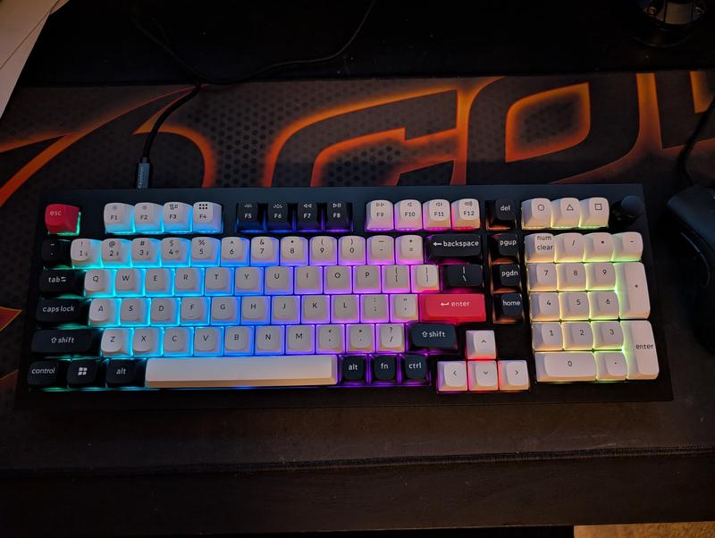 Keychron Q5 HE Gaming Keyboard Swappable RGB Backlight Nebula