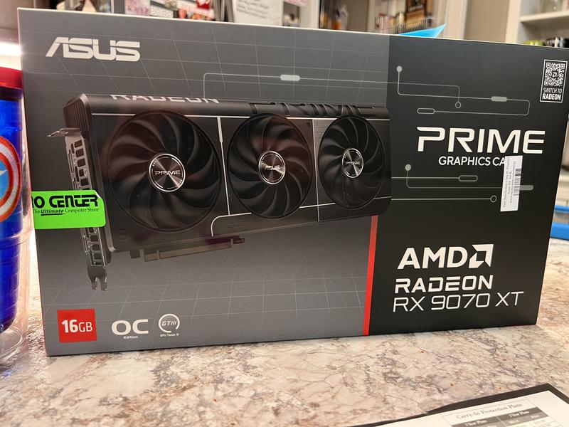 ASUS AMD Radeon RX 9070 XT Prime Overclocked Triple Fan 16GB ASUS AMD Radeon RX 9070 XT Prime Overclocked Triple Fan 16GB