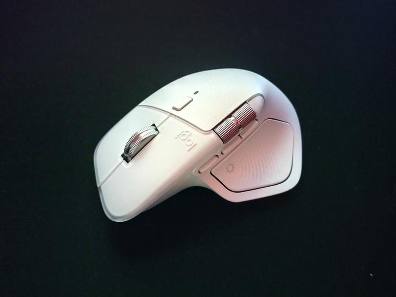 Logitech MX Master 4 Wireless Mouse - Pale Gray - Micro Center