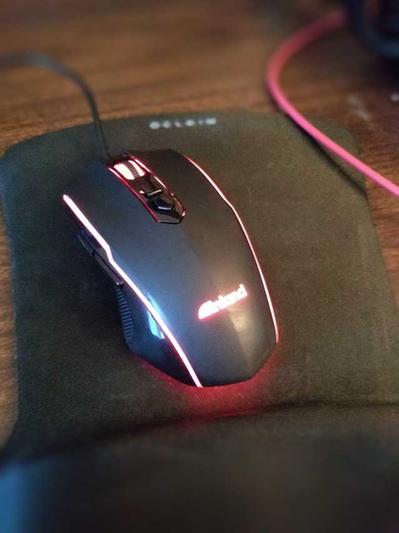 Inland GM76 Wired RGB Gaming Mouse - Black - Micro Center