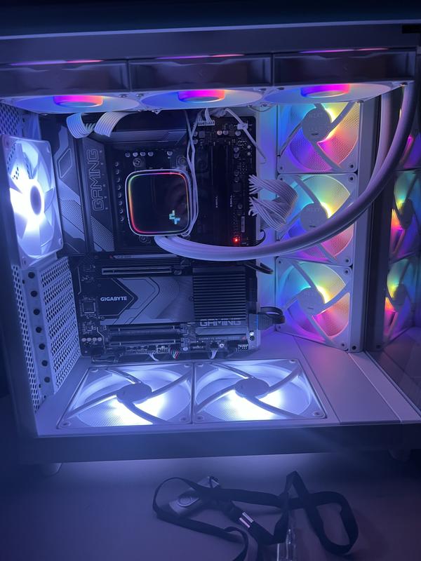 NZXT H6 Flow RGB Tempered Glass ATX Mid-Tower Computer Case
