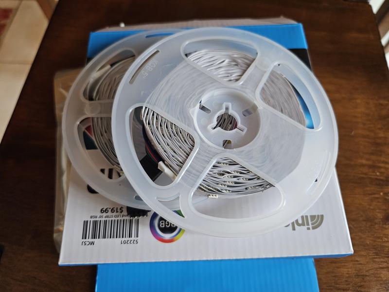 Inland Led Strip Lights Smart Light Strips with App Control Remote 2x 25 ft Strips Micro Center