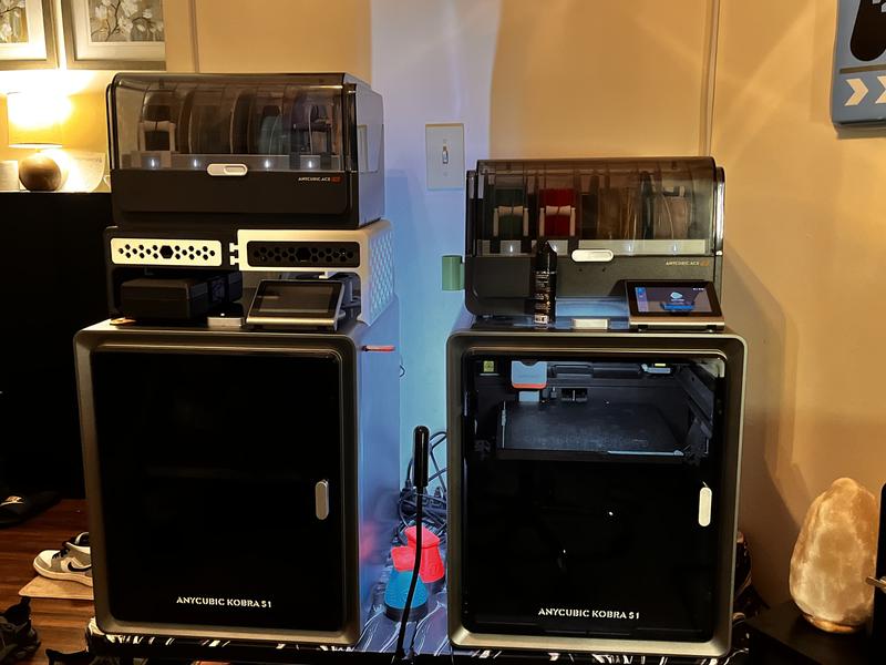 AnyCubic S1 Combo Core-xy Multi-color 3D Printer - Micro Center
