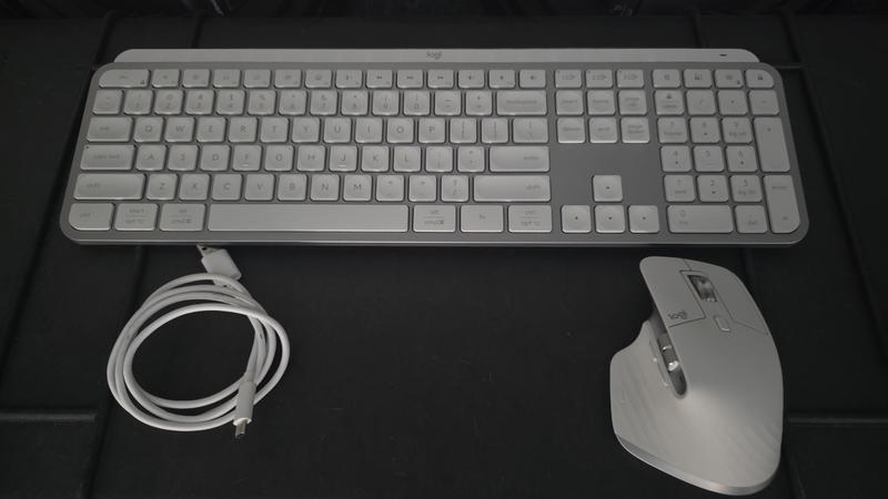 Logitech MX Keys S Low-Profile Wireless Keyboard - (Pale Gray