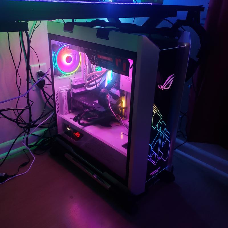 ASUS Rog STRIX Helios Gundam Limited Edition RGB Mid-tower Computer Case  E-atx for sale online