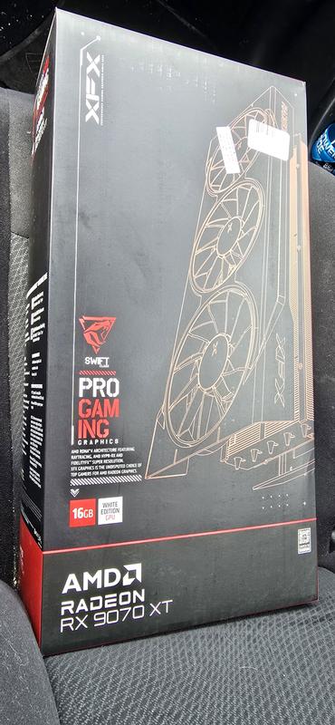 XFX AMD Radeon RX 9070 XT Swift White Triple Fan 16GB GDDR6 PCIe