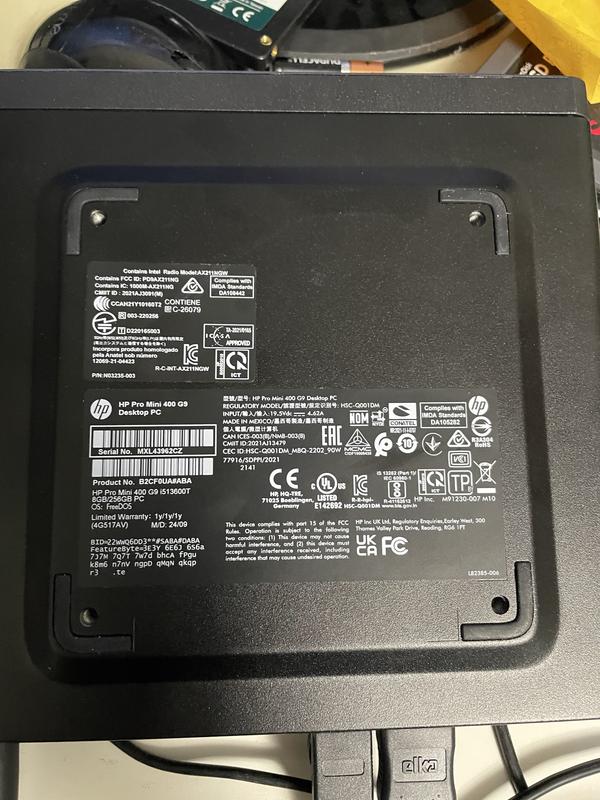 HP ProDesk 400 G9 Mini Desktop Computer; Intel Core i5 12th