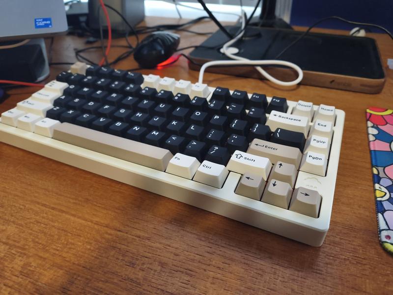 WOBKEY Rainy 75 Pro Keyboard; White Cocoa Switch - White - Micro