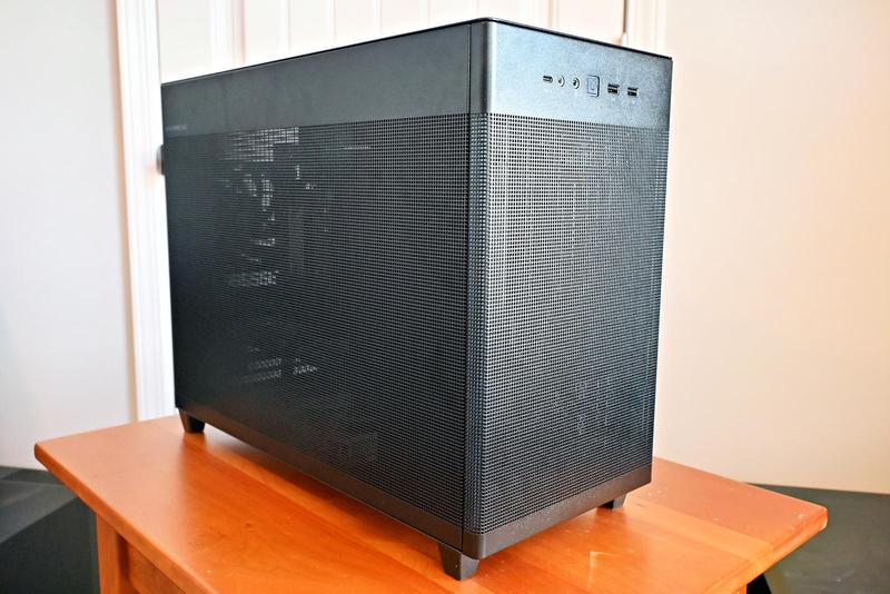ASUS Prime AP201 microATX Mini Tower Computer Case - Black - Micro