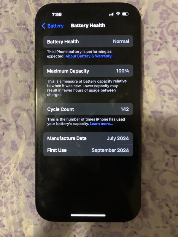 Apple iPhone 15 MTLV3LL/A Unlocked 5G (Renewed) - Black iPhone