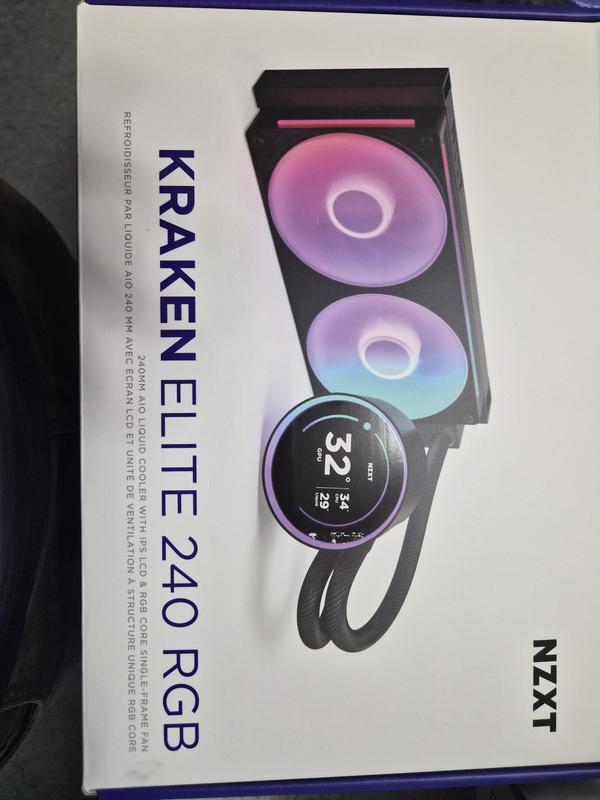 NZXT Kraken Elite RGB 240mm All in One Liquid CPU Cooling Kit