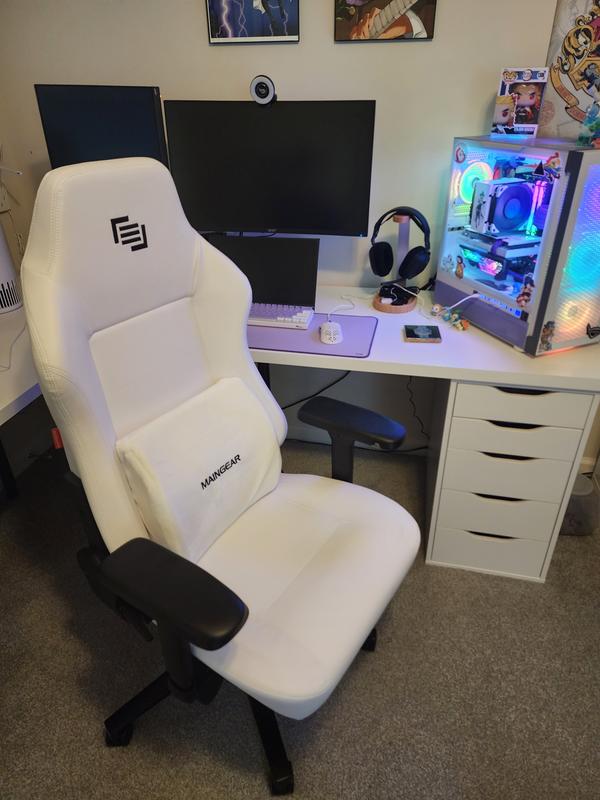 MAINGEAR FORMA R Aspen Gaming Chair White Micro Center