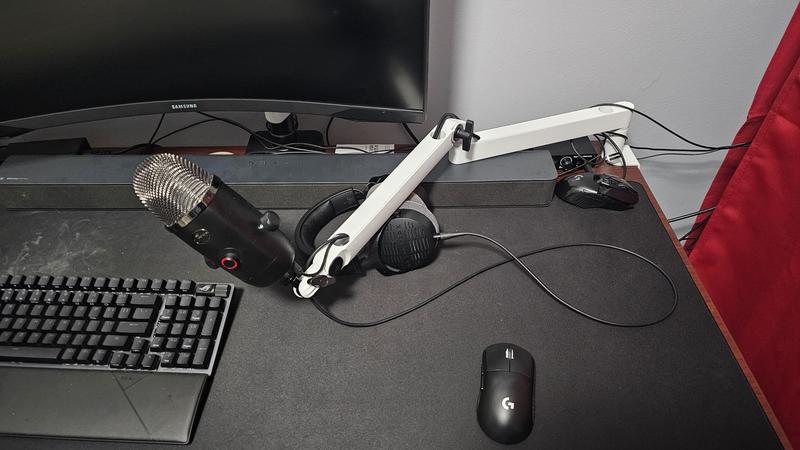 Elgato Wave Mic Arm LP - Premium Low Profile - White; Cable