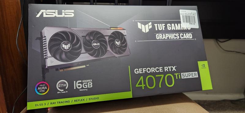 ASUS NVIDIA GeForce RTX 4070 Ti Super TUF Gaming Triple Fan 16GB